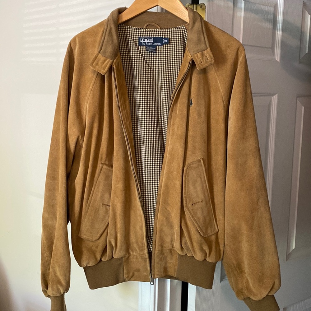 Polo Ralph Lauren jacket member’s only suede
